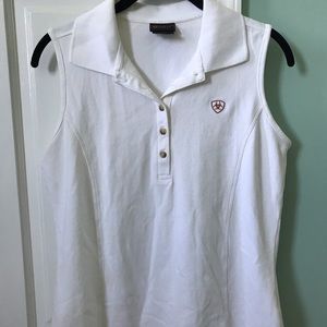 Ariat Medium White Tank Top